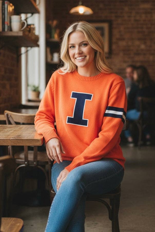 University of Illinois Long Sleeve Sweater