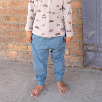 Jersey Jogger - Dark Cobalt