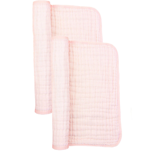 Cloud Muslin™ Burp Cloth 2 Pack - Blush