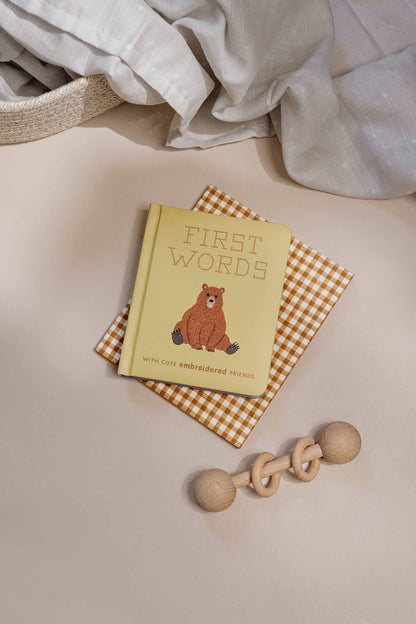 First Words with Cute Embroidered Friends