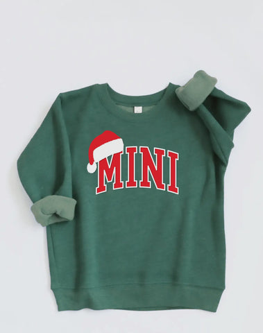 Mini Santa Graphic Sweatshirt - Toddler