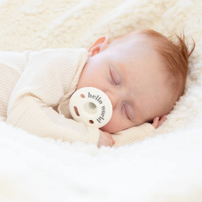 Hello World Silicone Pacifier
