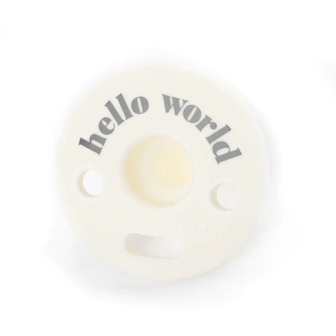 Hello World Silicone Pacifier