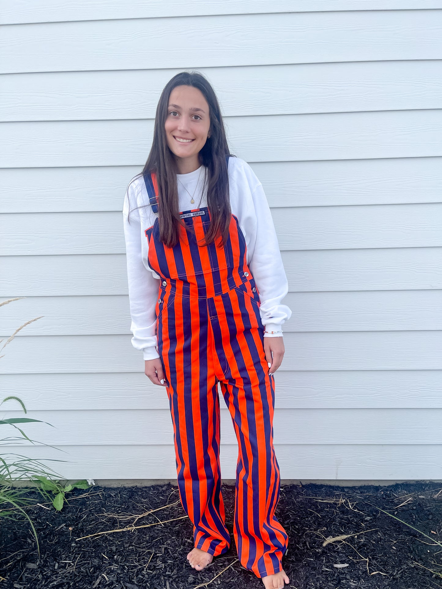 Orange and Blue Gameday Bibs - Adult