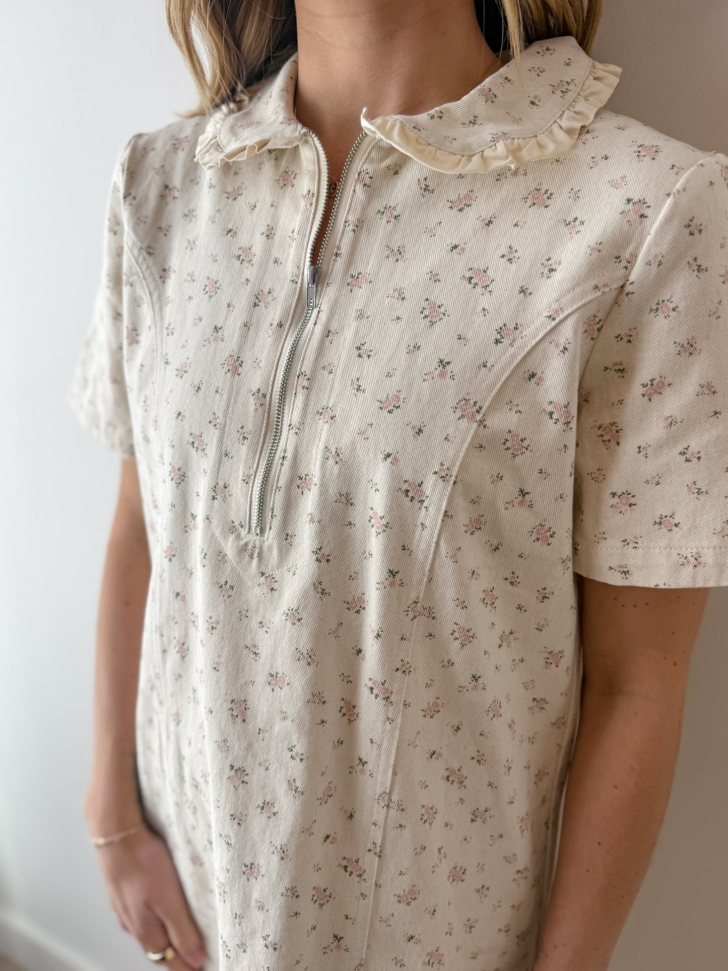 Lacie Denim Ditsy Floral Dress