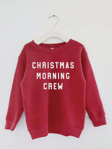 Christmas Morning Crew Toddler Sweatshirt