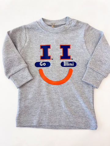 Illini Smiley Long Sleeve