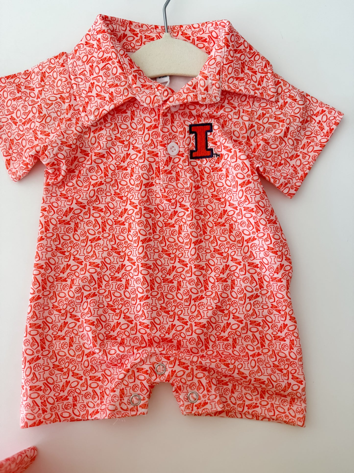 Illinois Fighting Illini James Romper