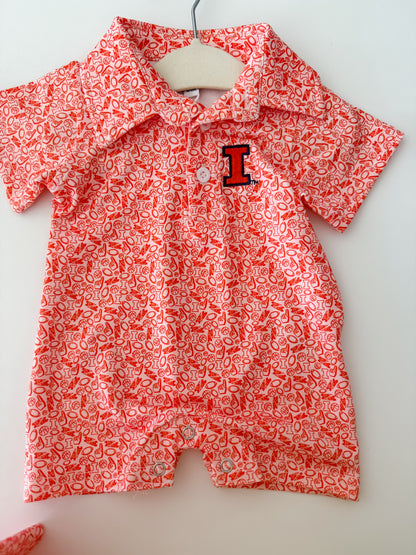 Illinois Fighting Illini James Romper