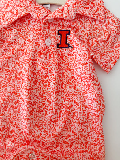 Illinois Fighting Illini James Romper