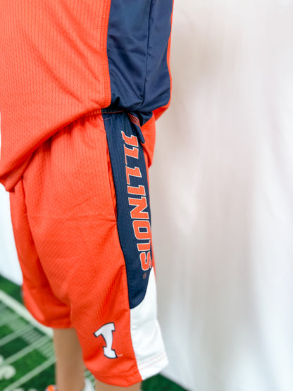 Illinois Fighting Illini Athletic Mesh Short