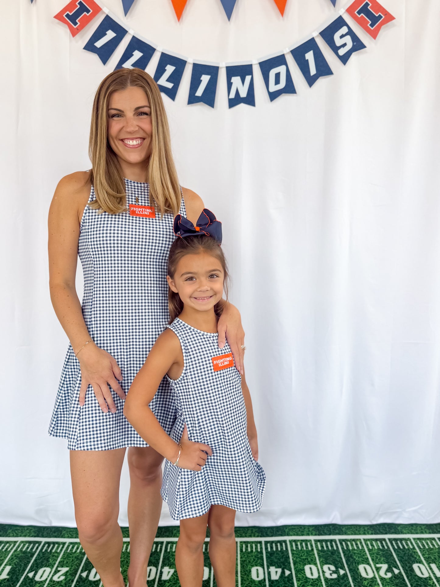 Girl's Grace Gingham Active Illini Dress