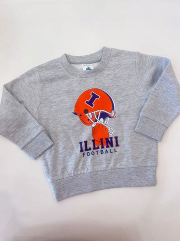 Illini Football Helmet Sweatshirt