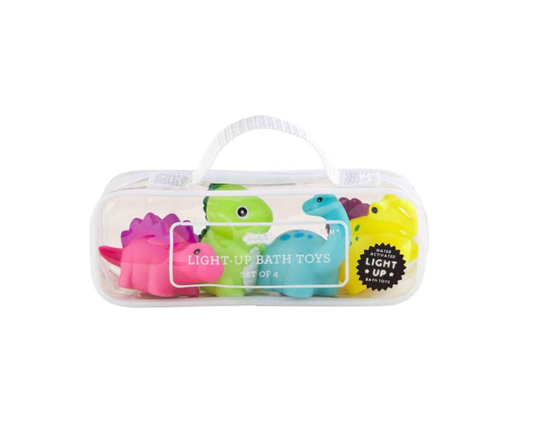 Dino Light Up Bath Toy Set