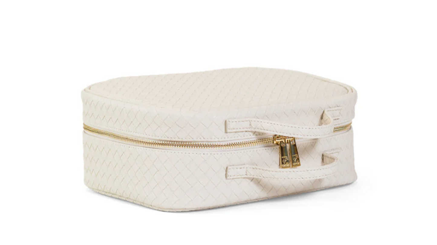 Luxe TRVL2 Cosmetic Toiletry Case - Woven Sand