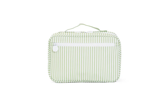 Bundle Up2 Hanging Toiletry Bag - PIMLICO STRIPE SAGE