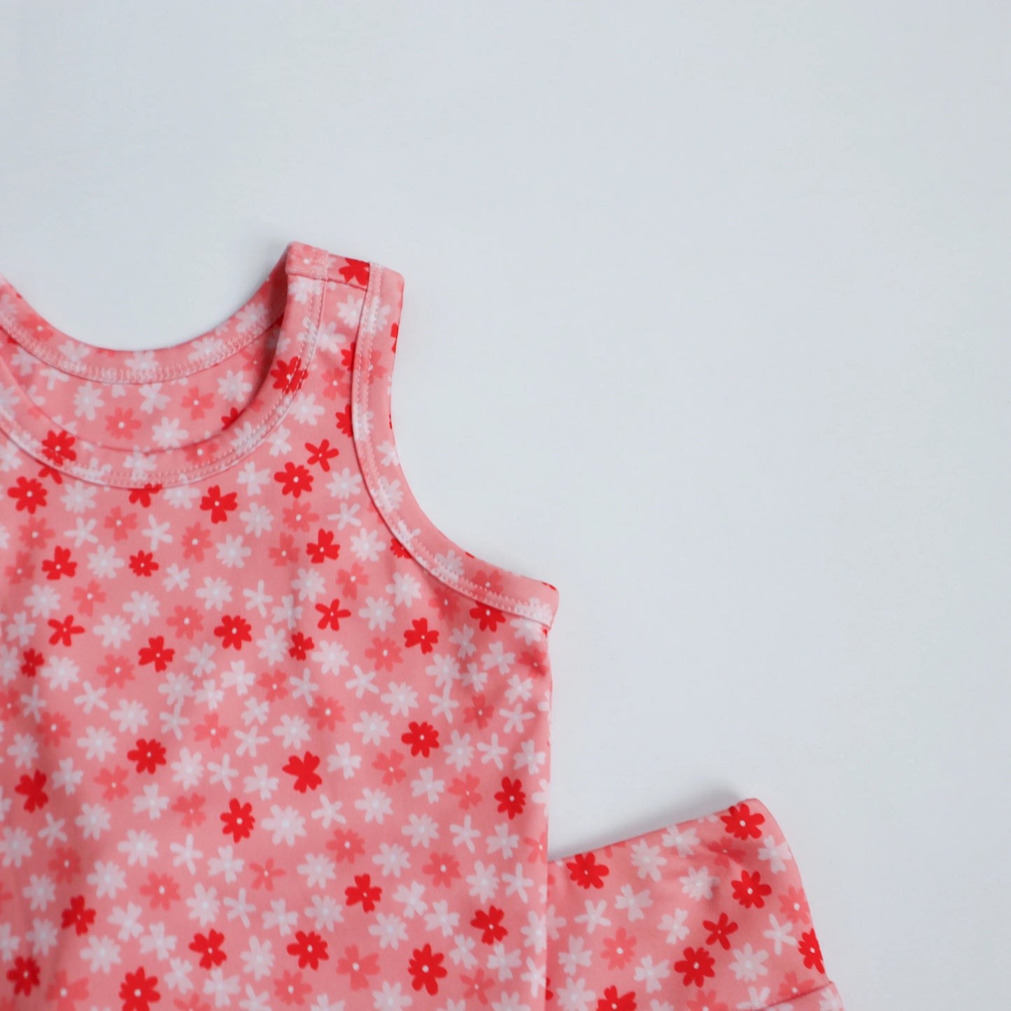 Sarah Set - Pink Ditsy Floral