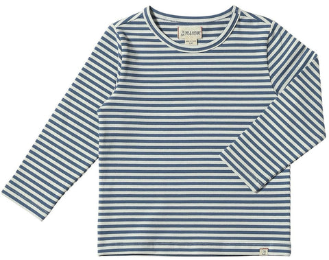 Toby Tee - Royal and White stripe