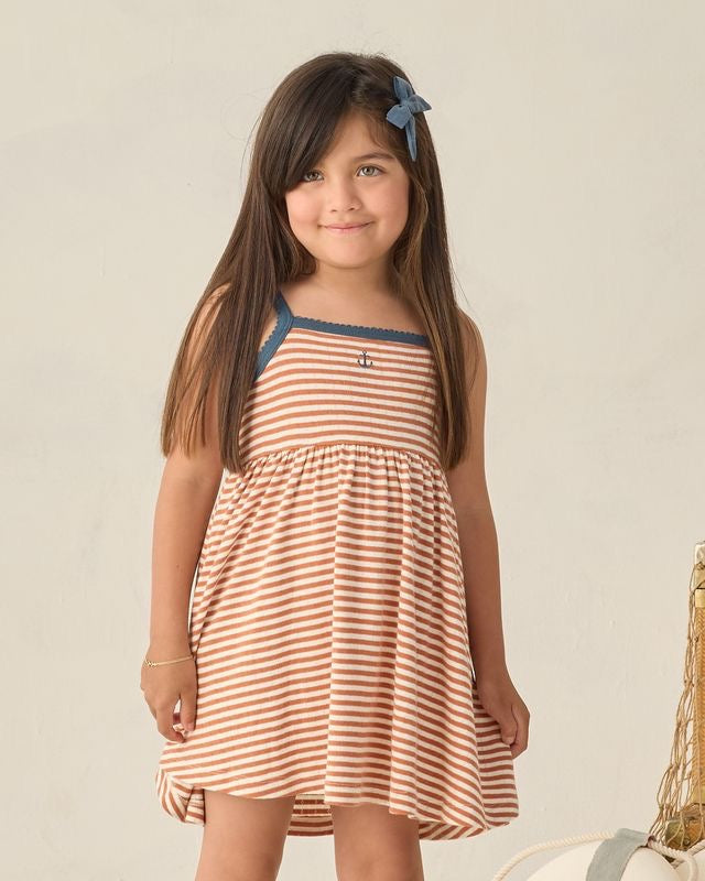 Lea Dress - Poppy Stripe