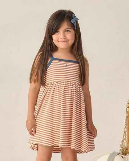 Lea Dress - Poppy Stripe