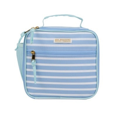 Leighton Lunch Box - Sarasota Sky Stripe/Sea Island Seafoam