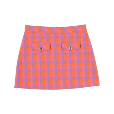Perrin Pocket Skirt - Autumn Punch Plaid