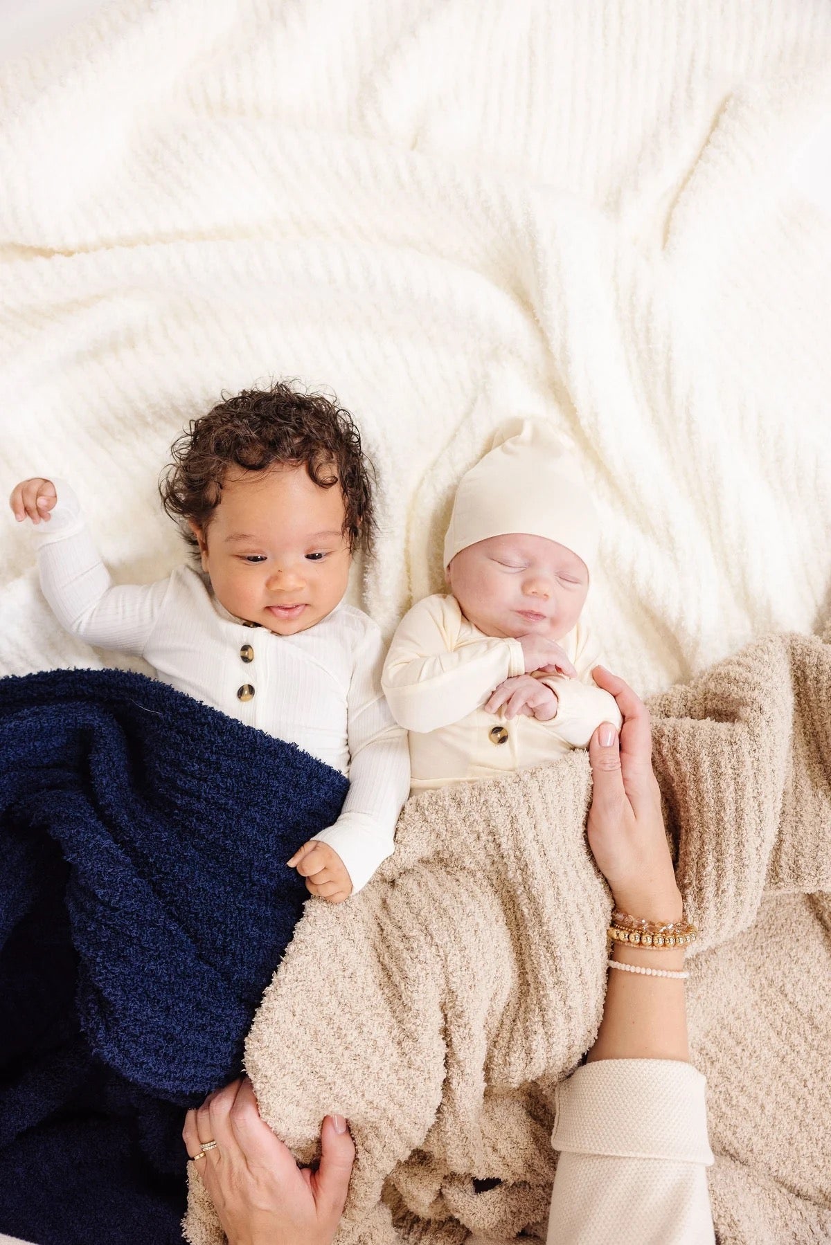 Chenille Blanket Small (30x30)- Oatmeal