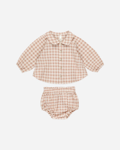 Nellie Set - Pink Gingham