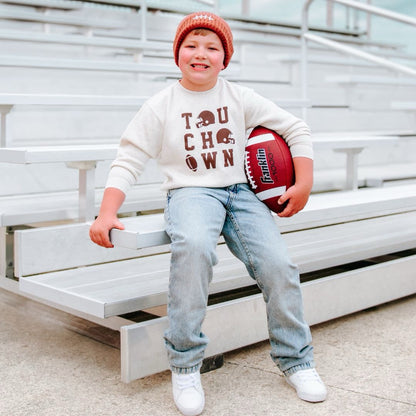 Football Lace Patch Beanie - Game Day