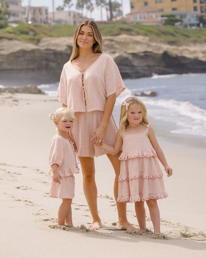 Juniper Set - Pink Gingham