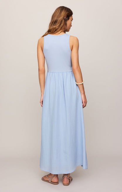 Charlotte Midi Dress - Light Blue