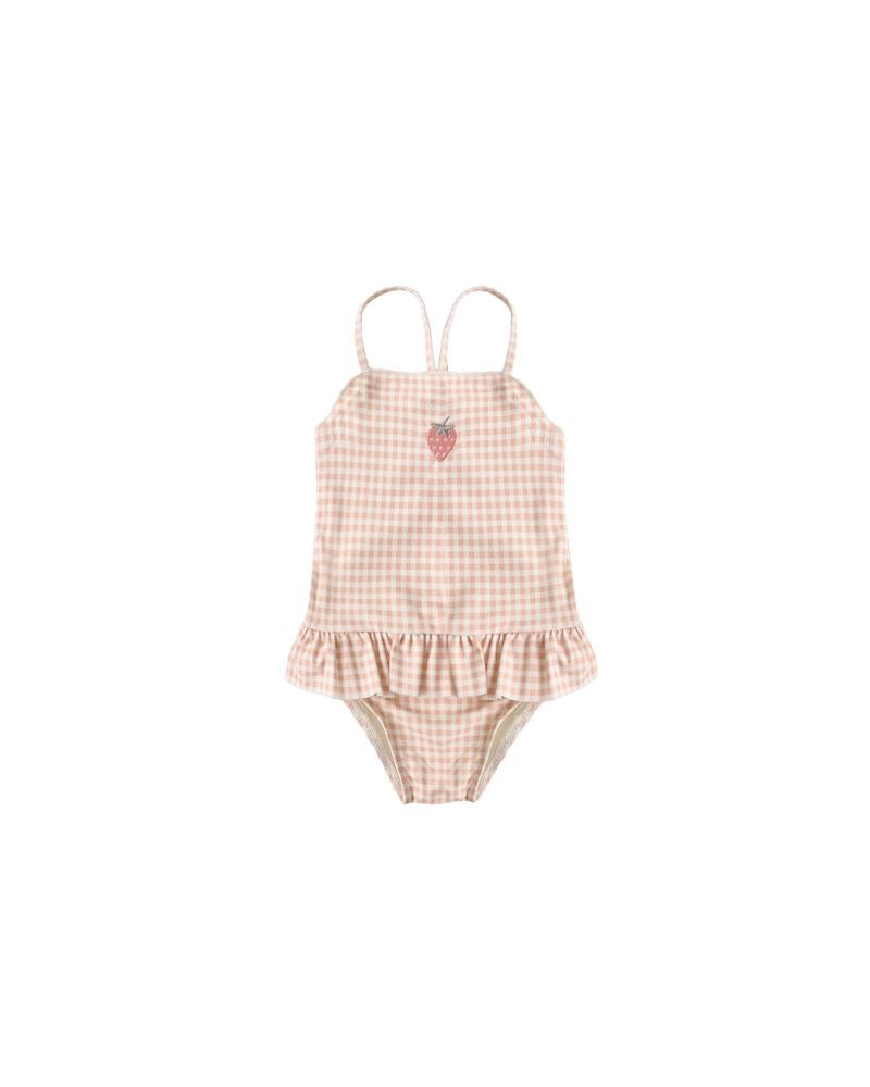 Tori Skirted One-Piece Petal Gingham