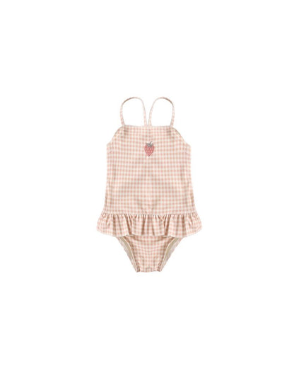 Tori Skirted One-Piece Petal Gingham