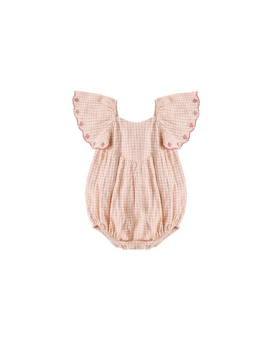 Roxy Romper - Petal Gingham