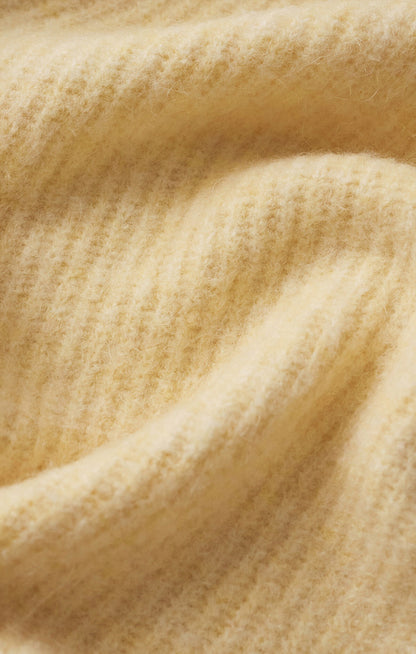 Medina Rib Cardigan - Custard