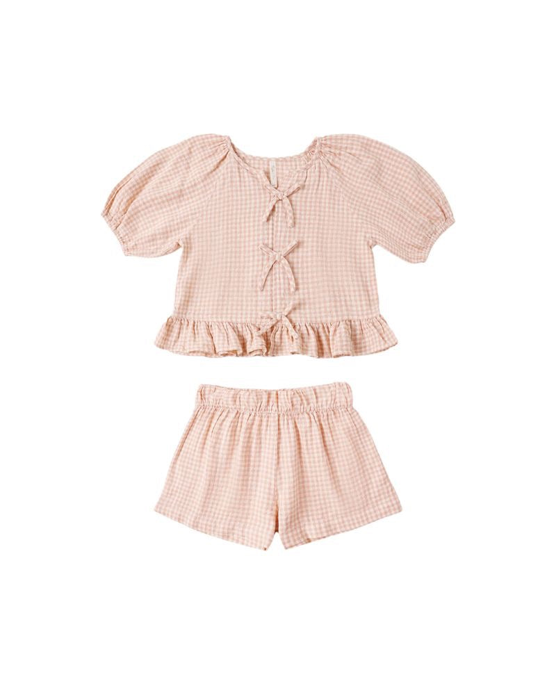 Juniper Set - Pink Gingham