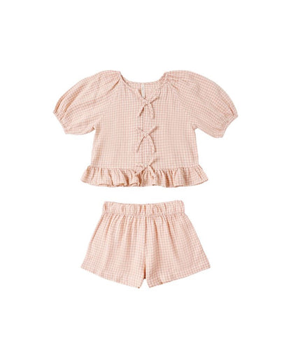 Juniper Set - Pink Gingham