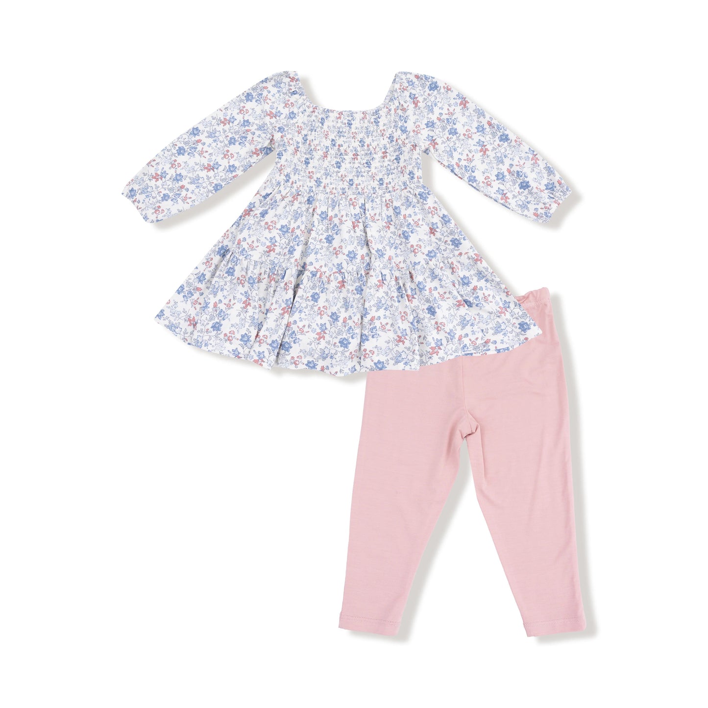 Cap Sleeve Dress + Legging Set - Country Floral