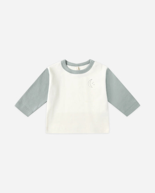 Long Sleeve Raglan Tee - Moon
