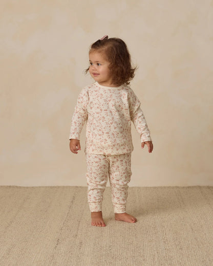 Drawstring Pants - French Garden