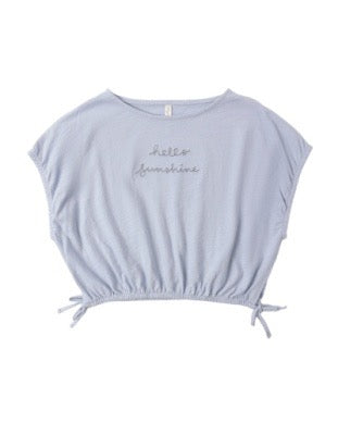 hello sunshine cropped tee