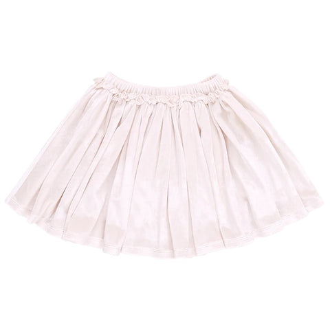 Velour Gianna Skirt - Snow White