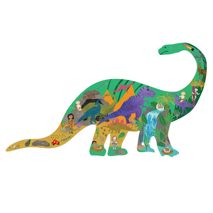 Dino 80pc "Diplodocus" Shaped Jigsaw with Shaped Box