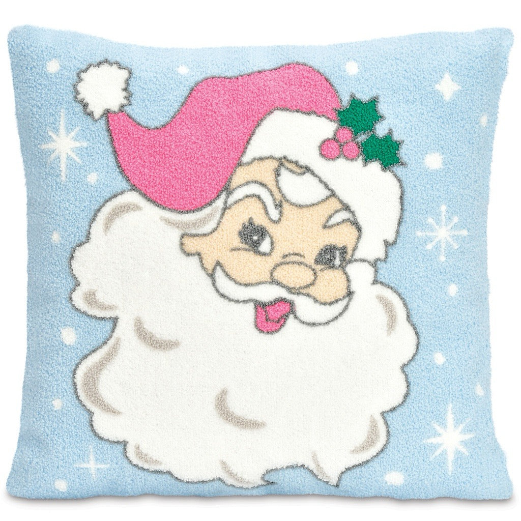 Santa's Favorite Chenille Plush Pillow