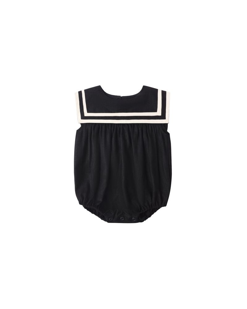 Sailor Romper - Black