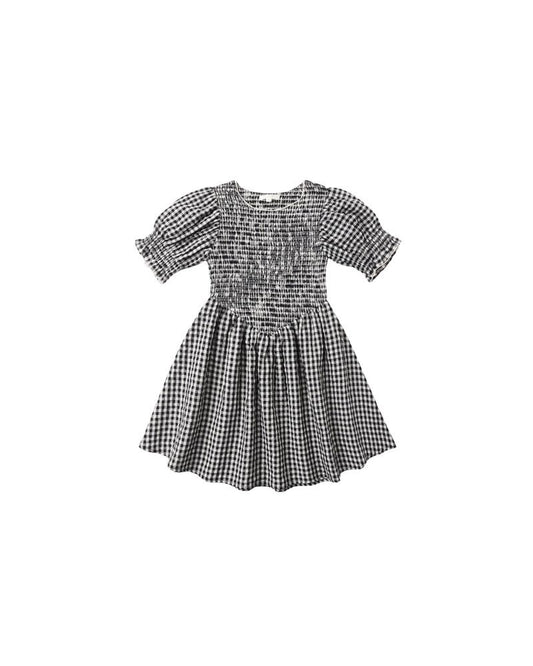 Louise Dress - Black Check