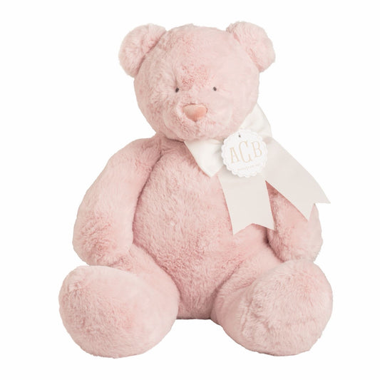 Pink Monogram Me Bear Plush Pal