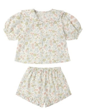 Delilah Pajama Set - Citron Bloom