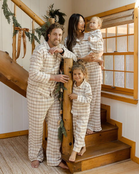 Long Sleeve Pajamas - Holiday Plaid