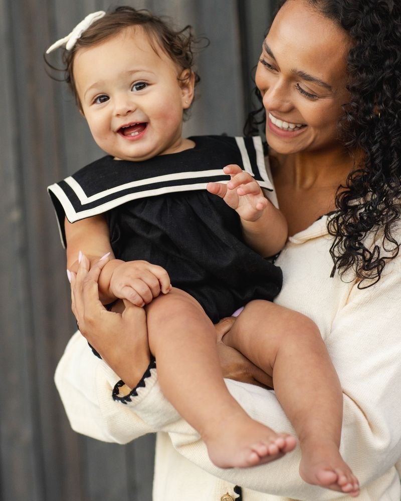 Sailor Romper - Black